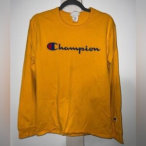 Yellow Champion Long Sleeve Shirt
